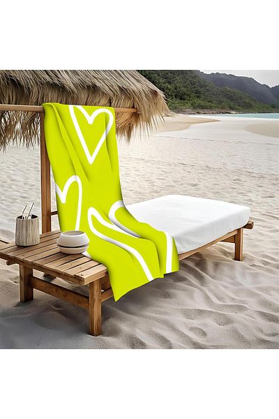 Doruklar Home Collection Πετσέτα θαλάσσης με μοντέρνο σχέδιο Peshtemal 80x160 CM Aqua23