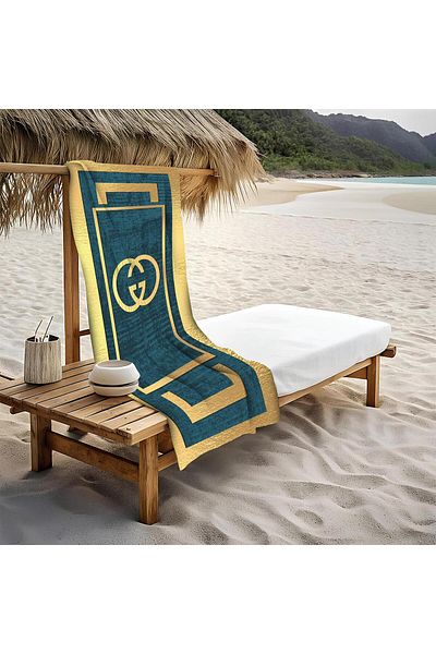Doruklar Home Collection Πετσέτα θάλασσας με μοντέρνα σχέδια ψηφιακής εκτύπωσης 80x160 cm Lux36