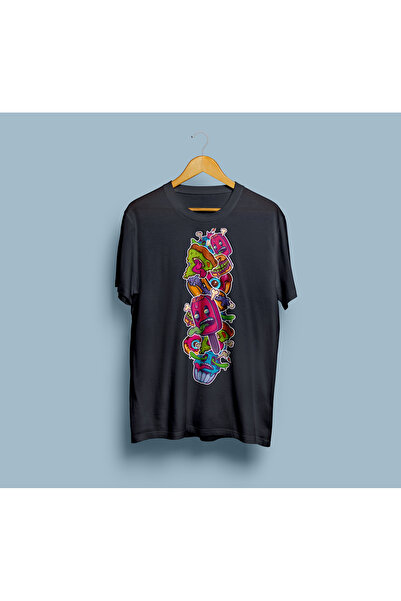 eioswear Unisex Oversize T-shirt - Food Labels Design