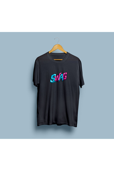 Generic Brand Unisex Oversize T-shirt - Swag Written Design