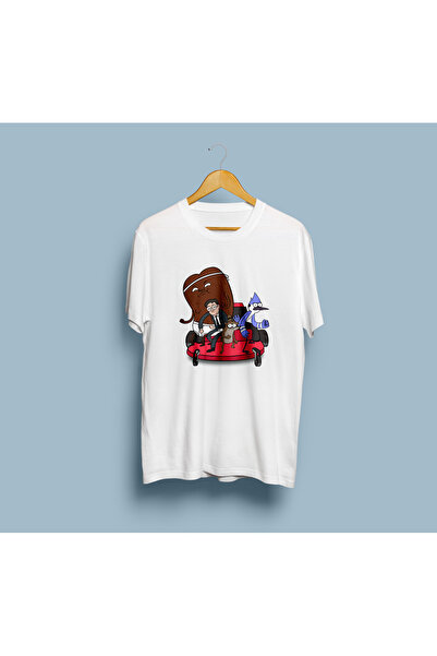 Generic Brand Unisex Oversize T-shirt - Regular Show Design
