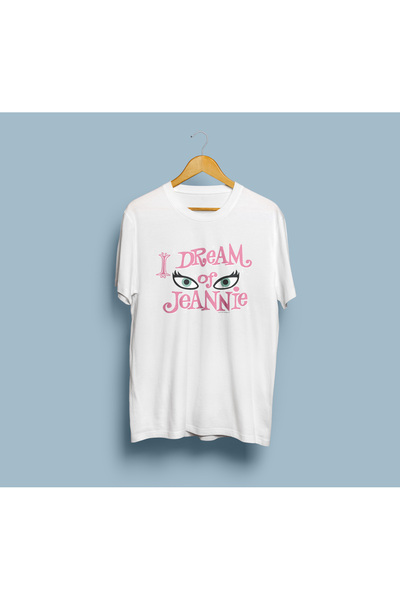 Generic Brand تي شيرت "I Dream Of Jeannie" كبير الحجم للجنسين - تصميم