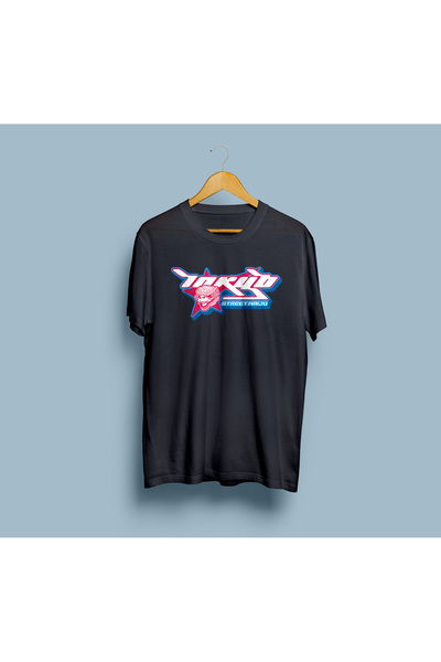 Generic Brand Υπερμεγέθες μπλουζάκι Unisex με σχέδιο Κάιτζου σε στυλ Τόκιο