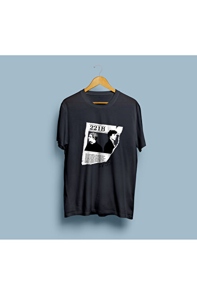 eioswear تي شيرت شيرلوك هولمز للجنسين مقاس كبير