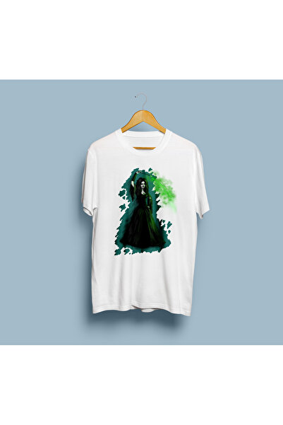 Generic Brand Unisex Oversize Witch Design T-shirt
