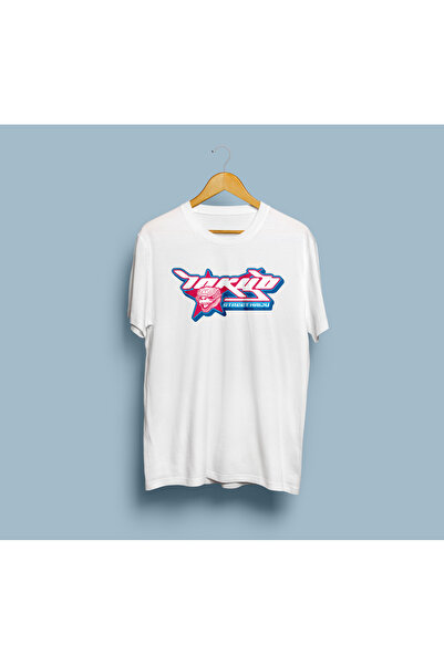 Generic Brand Unisex Oversize Tokyo Street Kaiju Patterned T-Shirt