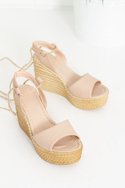 derithy Wedge Heel Comfort Poly Sole Single Strap Ankle Soft Sandal Summer Shoes-ten