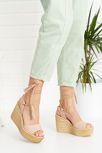 derithy Wedge Heel Comfort Poly Sole Single Strap Ankle Soft Sandal Summer Shoes-ten