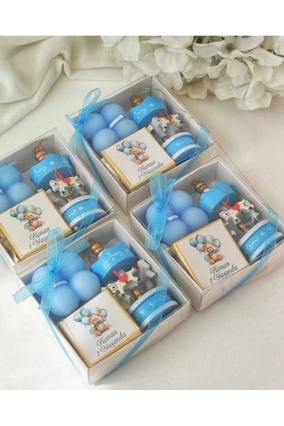 3DLuxeDekor Birth Gift, Welcome Baby Carousel, Candle, Chocolate Set Gift 10 item(s)