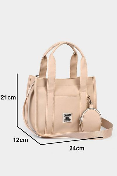 MILANOFOX Geantă tote elegantă pentru femei - Geantă de mână și de umăr de culoare solidă cu portofel, fermoar, (de zi cu zi și de lucru)