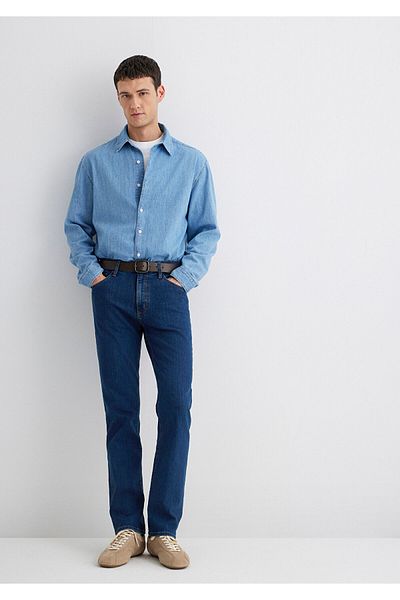 Mavi Dunkle, bequeme Jeanshose 177 Casual - 0017732662