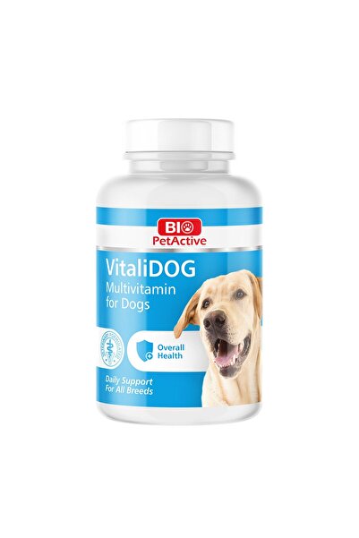 Bio PetActive Vitalidog Multivitamin Yavru Ve Yetişkin Köpek Vitamini 150 Tab...