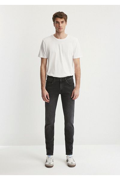 Mavi Kvnç Schwarze rauchgraue Jeanshose 001070-34804