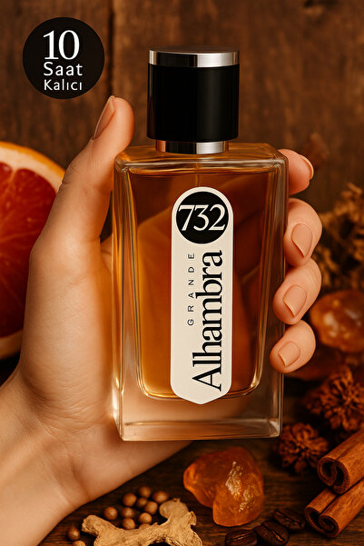 Grande Alhambra Ga 732 Erkek 50 ml Parfüm Edp Woody Greyfurt,kişnişi, Zencefil, Kakule Amber, Tütün Ve Sedir Ağacı..