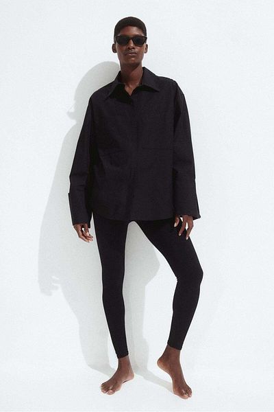 H&M MAMA Seamless ribbed leggings