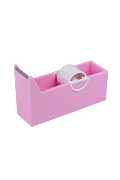 Choice حامل شريط تمديد الرموش باللون الوردي، قاعدة شريط لاصق للرموش، موزع قاطع شريط لاصق للرموش، تطعيم الرموش، بلاستيك