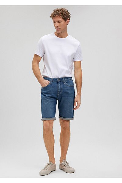 Mavi Brian Street Shaded Indigo Blue Jean šortky 0418487143