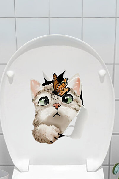 Emmaisie Klozet Kapağı Ve Banyo Etiketi Duvar Tuvalet Banyo Klozet Sticker - ...