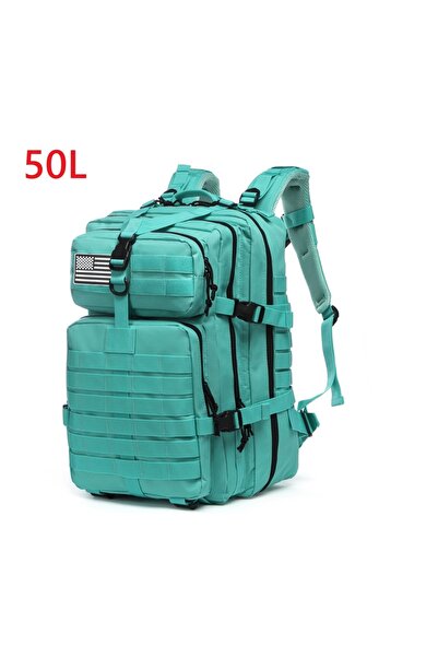 Choice حقيبة ظهر خارجية مقاومة للماء من النايلون 25 لتر/50 لتر (سماوي) 1000D ...