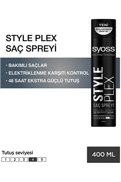 Syoss Efe Style Plex Ultra Güçlü Saç Spreyi 400 Ml