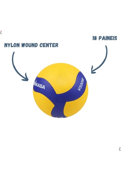 MIKASA Official Size 5 Volleyball |FIVB Approved | Nylon Wound Core| 18-Panel Aerodynamic Design