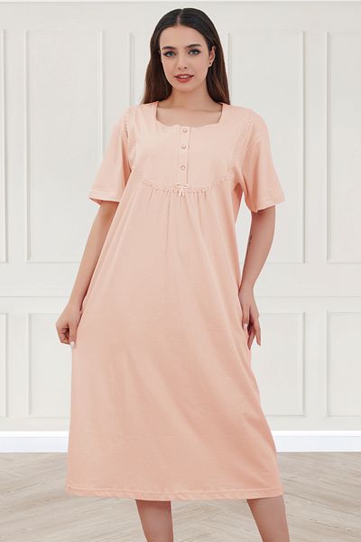 Bella Linda Cotton Large Size Classic Mother Nightgown
