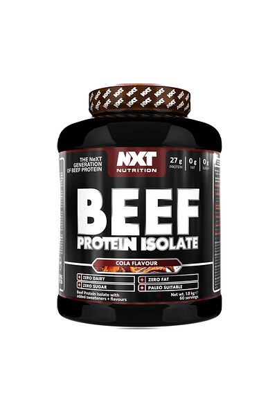 NXT Nutrition Beef Protein Isolate, Cola, 1.8 Kg, Rich In Pure Protein