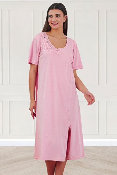 Bella Linda Βαμβακερό κλασικό μητρικό νυχτικό - Άνετο και κομψό σχέδιο
