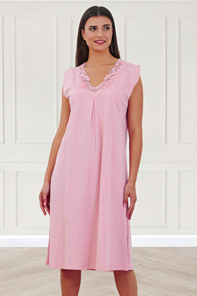 Bella Linda Cămașă de noapte clasică din bumbac - Design confortabil și elegant