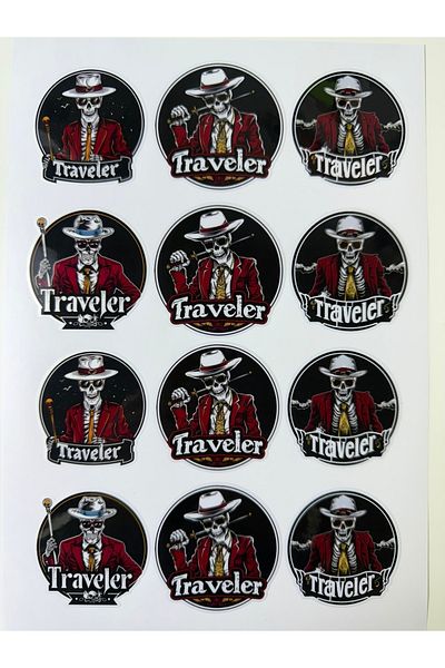cakaybu Travel Laptop Sticker (Sticker) Notebook, Helmet, Wall, Bicycle, Motorcycle, Cabinet, Door