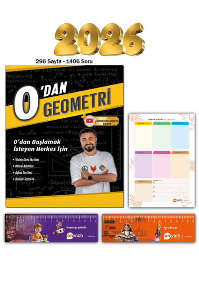 REHBER MATEMATİK YAYINLARI Rehber Matematik Ile 0 Dan Geometri Kamp Kitabı So...