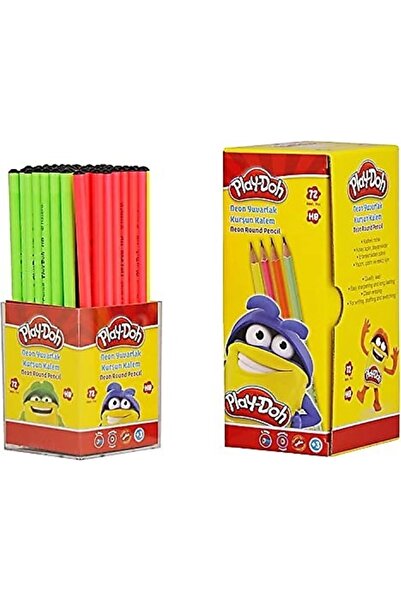 Play Doh PLAY-DOH WOODFREE KURŞUN KALEM NEON 72'Lİ