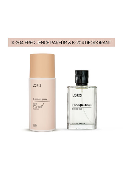 Loris K-204 Frequence Kadın Parfüm 50 Ml & K-204 Kadın Deodorant 150 Ml