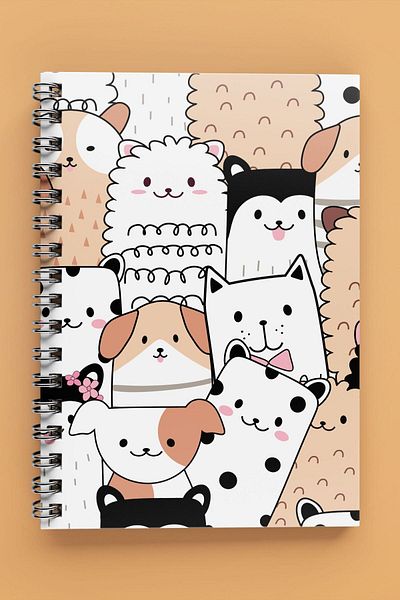 Apeirona | Limitless Art Checked and Striped Notebook Set - A5 - Steel Spiral - 2x80 Pages