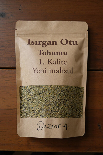 BAZAAR 4 Isırgan Otu Tohumu 115 Gr 1.kalite Taze Yeni Mahsül