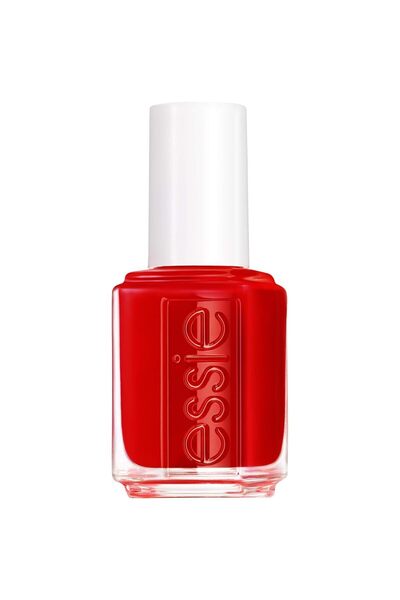 ESSİE طلاء أظافر أحمر اللون بلمسة نهائية كريمية - فرشاة أدرينالين