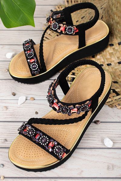 Khayt Ibiza Anatomical Fashion Stoned Daily Women's Sandals