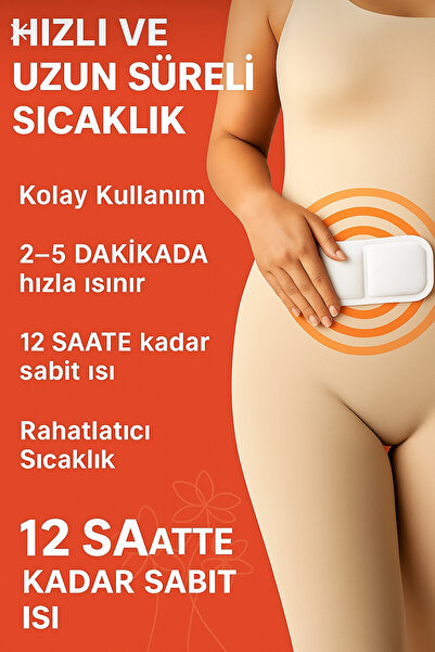 Bien Regl Sancısı-adet Sancısı Menstüral-doğal Isı Etkisiyle Sıcak Su Torbasına Son Büyük Boy 20cm*10cm