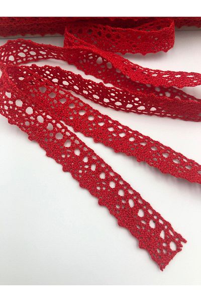 DUCK HOBY 5 Meters Cotton Lace Ribbon 1.7 cm Kopanaki Guipure