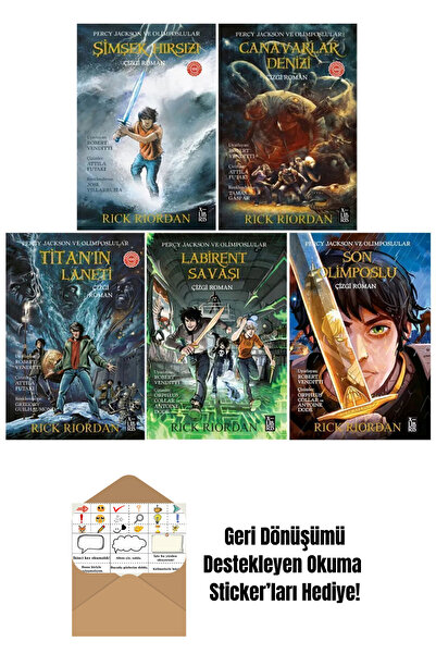 Doğan Egmont Percy Jackson Çizgi Roman Seti 5 Kitap Yunan Mitolojisi + Okuma ...