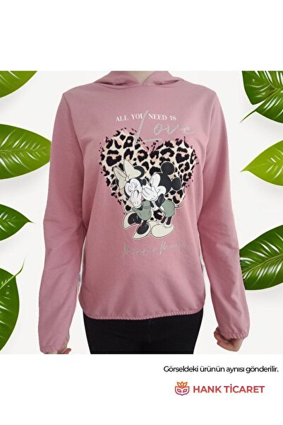 Plus Size Printed 2 Thread Long Sleeve Hooded Combed Cotton Sweatshirt Size 54