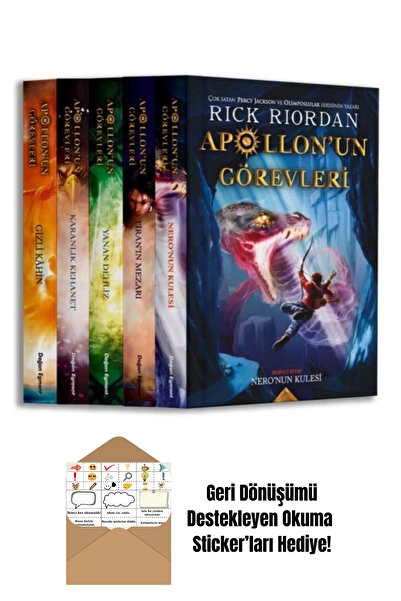 Doğan Egmont Apollon'un Görevleri Seti + Okuma Sticker'ları
