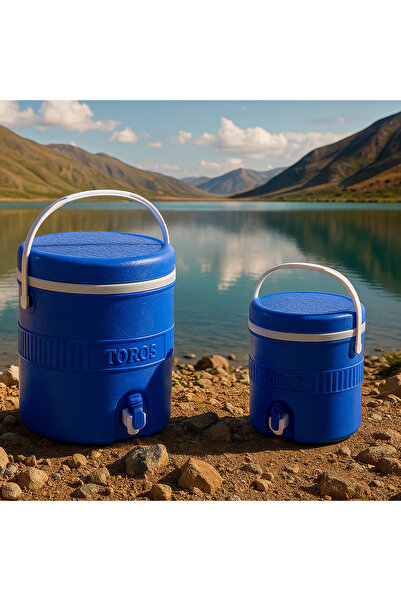 Metler Soğuk Su Termosu 19l 6l | Musluklu Piknik Termos Seti | 1. Kalite Kamp Ve Bahçe Termosu 2'li Set