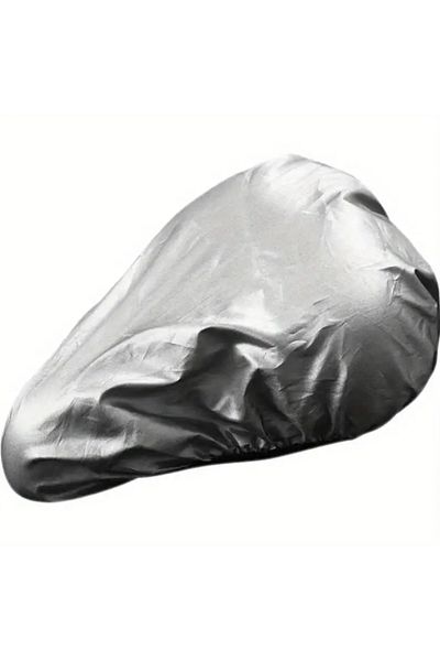 CoverPlus Bicycle Saddle Cover Waterproof Gray 2 Pieces