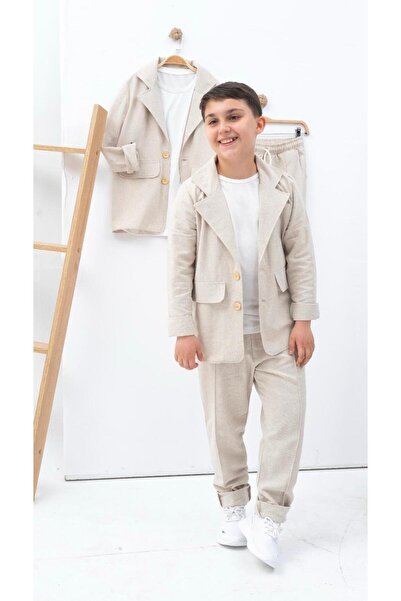 Zelhankids ERKEK ÇOCUK KETEN TAKIM