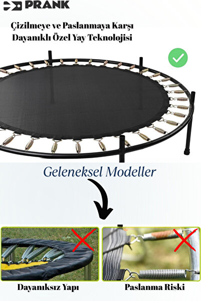 ROSALIND Ekstra Korumalı Fileli Trambolin Büyük Boy