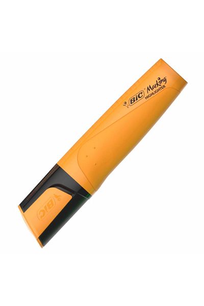Bic Orange Highlighter Flat Pen -943649