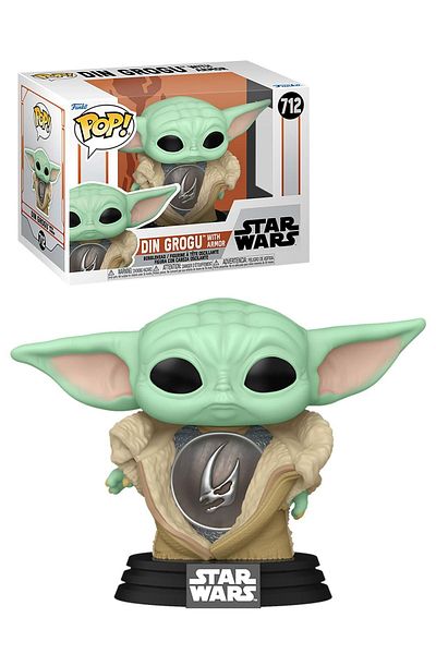 Funko Star Wars: the Mandalorian Religion Grogu Vinyl Figure - Armor Detailed