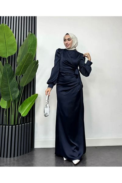 modasusev Βραδινό φόρεμα Hijab - Πλαϊνή δέσιμο