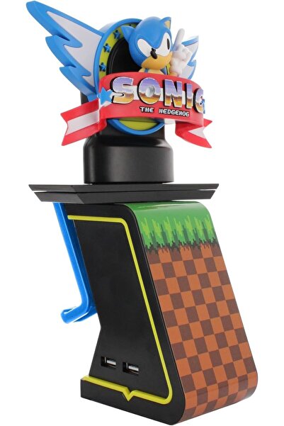 Cable Guys Sonic The Hedgehog Işıklı Dualsense Oyun Kolu Tutucu Telefon Uyumlu Cable Guys Lisanslı Orijinal